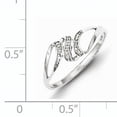 thumbnail image 2 of Designer Sterling Silver Rhodium Diam. Ring Made In India -Jewelry By Sweet Pea Creations, 2 of 2