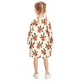 thumbnail image 3 of Girls' long-sleeved dress Cute Elk Girls' A-line dress with ribbed cuffs Soft and comfortable, 3 of 6