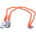 thumbnail image 5 of FETCOI 2 Gears Tree Climbing Spike Kit Safety Adjustable Belt Lanyard Rope Rescue Belts (Orange), 5 of 9