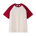 thumbnail image 1 of pstuiky camisetas para hombre, Blusa informal de manga corta con botones y cuello vuelto de color liso para hombre ropa de hombre m, 1 of 3