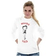 thumbnail image 3 of Betty Boop Major Sass Attitude Women's Long Sleeve T Shirt Brisco Brands M, 3 of 6