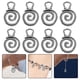 thumbnail image 5 of 40 piezas de dijes en espiral de remolino, colgante de círculo de metal, dijes de ondas en espiral redondas, pulsera, collar, pendientes, dijes para hacer joyas, accesorios, suministros, 5 of 5