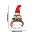 thumbnail image 3 of Christmas Tree Topper Set Under 5 ! Yannianjz Holiday Star Santa Claus Elf Snowman Hanging Ornament for Christmas Window Decor Festive Topper for Indoor Tree Decoration, 3 of 6