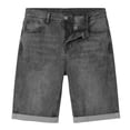 thumbnail image 5 of LONKITO Mens Jean Shorts Outdoor Work Casual Denim Shorts with Pockets for 2026 Summer Clothes Size S, 5 of 8