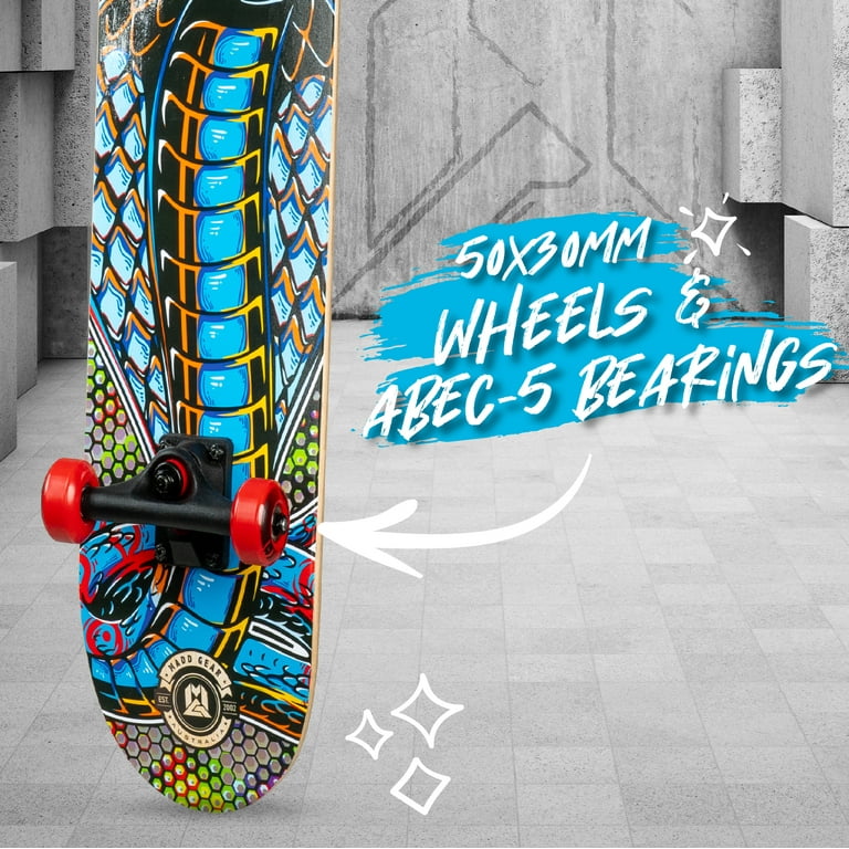 Madd Gear 31 Double Kicktail Skateboard - Complete Maple