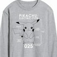 thumbnail image 3 of Pokémon - Pikachu Electric-Type - Men's Long Sleeve T-Shirt, 3 of 5
