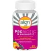 Align Prebiotic + Probiotic Supplement Gummies, Natural Fruit Flavors, 60 ea (Pack of 2)