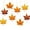 Light Brown, variant on Thanksgiving Hanging Decorations 2-piece Thanksgiving decoration set: Maple Leaf Ornament