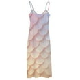 thumbnail image 5 of Mermaid Fish Scales Fine Art Sleeveless Dress Summer Dress Woman 2025, 5 of 7