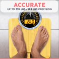 thumbnail image 4 of Adamson Hybrid 2-in-1 Analog & Digital Weighing Scale for Body Weight up to 400lbs + Thick Tempered Glass + Extra Large Display + Easy to Read Digital Bathroom Scale, 4 of 7