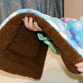 thumbnail image 4 of AUQ Dog Beds & Furniture,Double-Sided Fleece Pet Beds,Donut Dog Bed,Purple,22.83*15.35in, 4 of 4