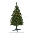 thumbnail image 4 of Nearly Natural 4' Green Northern Tip Pine Artificial Christmas Tree Prelit 100 Clear LED Lights, 4 of 7