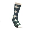 thumbnail image 3 of Green Avocado Colored Geometric Patterned Socks from the Sock Panda (Adult Large - Men's Shoe Sizes 8-12), 3 of 5