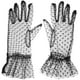 thumbnail image 5 of 1 par de guantes cortos de encaje para mujer, guantes de boda, fiesta de té, graduación, cóctel, guantes de fiesta, 5 of 6