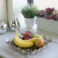 thumbnail image 2 of Urban Trends Collection: Ceramic Tray Polished Chrome Finish, 2 of 2