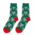 thumbnail image 5 of Outfmvch Fluffy Socks for Women Christmas Socks Plus Size Compression Socks Softball Socks Hiking Socks Green One Size, 5 of 9
