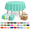 Aqua-12 Pack 84" Round, variant on Red Gingham Checkered 12 Pack 54" x 108" Rectangle Plastic Disposable Tablecloths