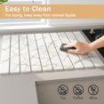 thumbnail image 5 of TOPCHANCES Dish Drying Mat for Kitchen Counter,  2-Piece Diatomite Collapsible Dish Drying Mat with 1x Large Drying Mat and 1 x Small Drying Mat (White), 5 of 9
