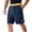 ☪166-Blue, variant on Mens Colorblock Elastic Waist Durable Breathable Casual Athletic Shorts for Gym Running Workout Training Jogging Crossfit Session Hot Weather Gear