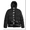Black, variant on SEARIPE Men's Down Jacket Coat Solid Hooded Letter Printing Insulated Jacket with Pocket Black L