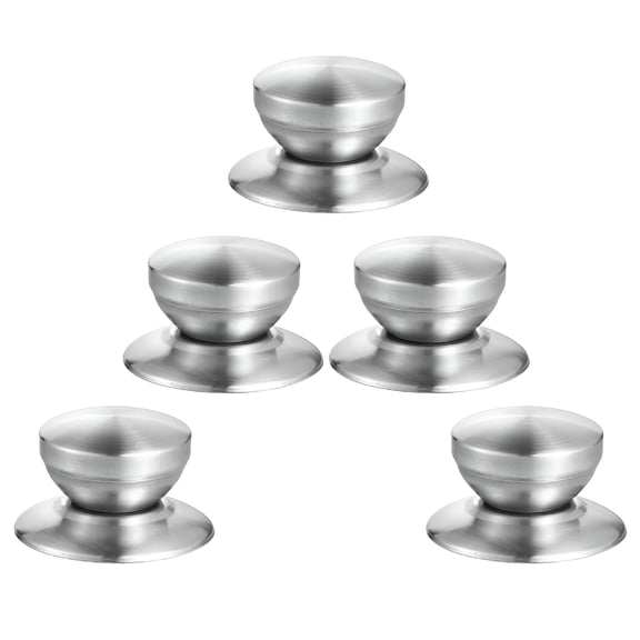 ACDANC 5 Pcs Pot Top Beads Universal Lid Knobs Household Handles Stainless Steel Cooking Utensils Cover Replacement Saucepan