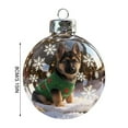 thumbnail image 3 of BiFandian Christmas Canine Snow Globe, Dog Theme Holiday Ornament, Winter Scene Decoration for Collectors, 3 of 3