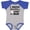 Baseball Heather and Royal, variant on Inktastic I Watch Baseball with My Dad Boys or Girls Baby Bodysuit