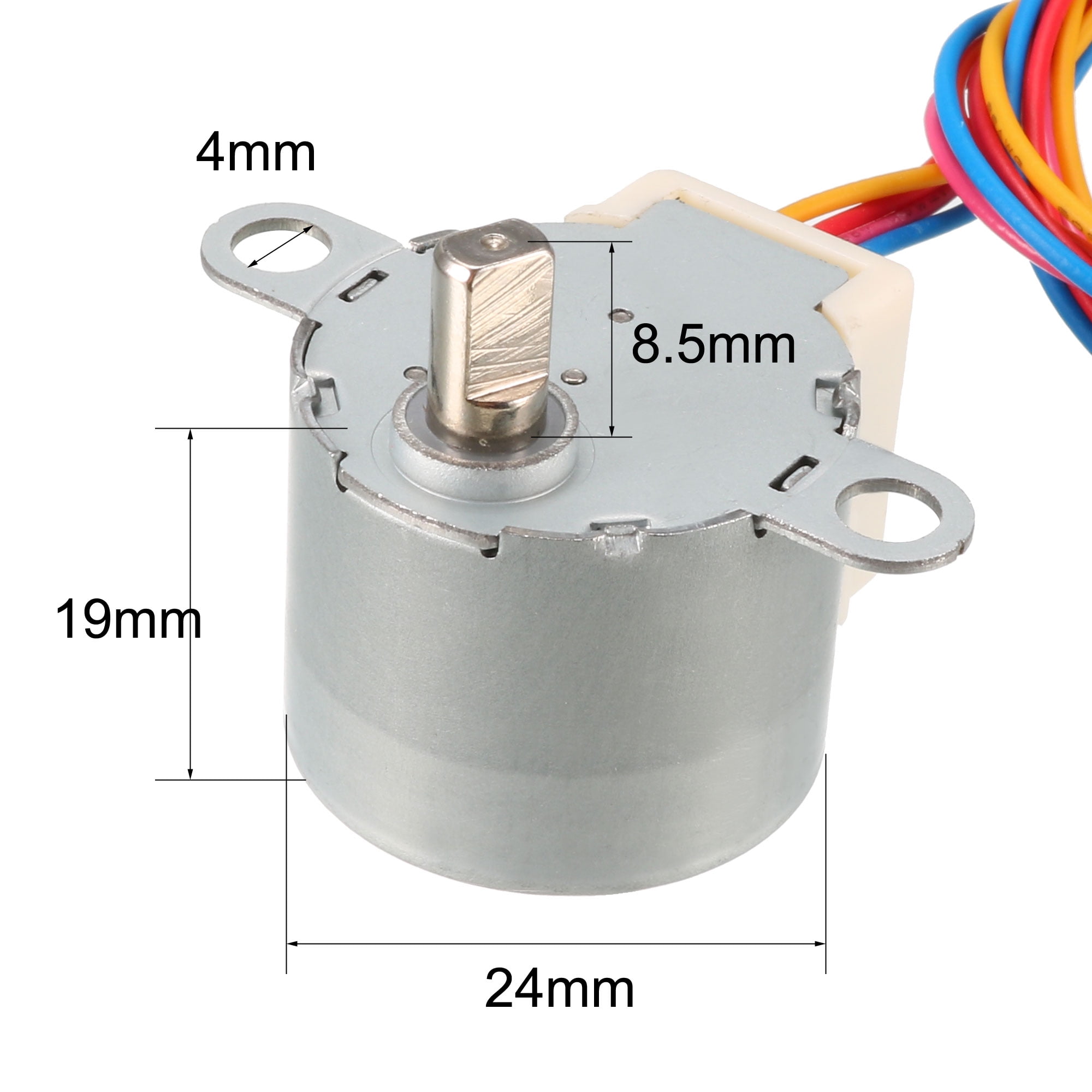 uxcell 2PCS 24BYJ48 DC 5V Reduction Stepper Motor Micro Reducer Motor 4-Phase 5-Wire 1/64 Reduction Ratio uxcell 2PCS 24BYJ48 DC 5V Reduction Stepper Motor Micro Reducer Motor 4-Phase 5-Wire 1/64 Reduction Ratio