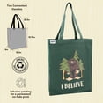 thumbnail image 3 of Lazy One Canvas Tote Bag, Reusable Unisex Bag for Shopping, Travel, and Work (Bigfoot), 3 of 3