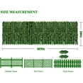 thumbnail image 3 of BSHAPPLUS® 39"x157" Ivy Privacy Fence Screen,Faux Ivy Leaf Artificial Hedges Fence,Artificial Leaf Fence,Greenery Wall Panel Decoration for Garden, Decor, Balcony, Patio, Indoor, 3 of 11