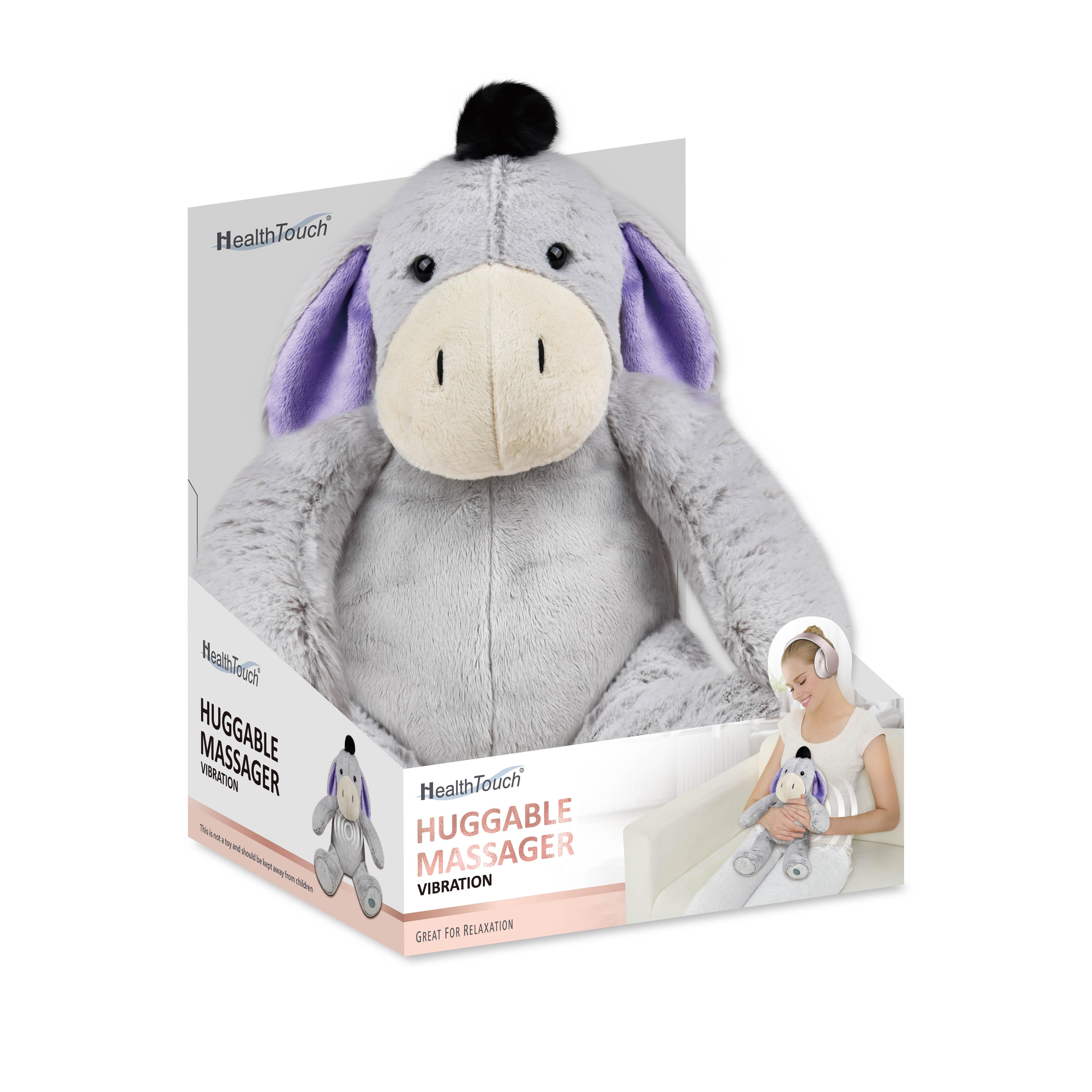 Health Touch Huggable Massager Gift with Relaxing Vibration, for Neck and Back Massager - Donkey