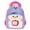 Purple, variant on Cartoon 3D Character Large Capacity Backpack Lightweight Durable Travel Bookbag for Daily Commute Backpack for age 3th 4th 5th