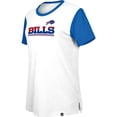 thumbnail image 2 of Women's New Era  White/Royal Buffalo Bills Third Down Colorblock T-Shirt, 2 of 3
