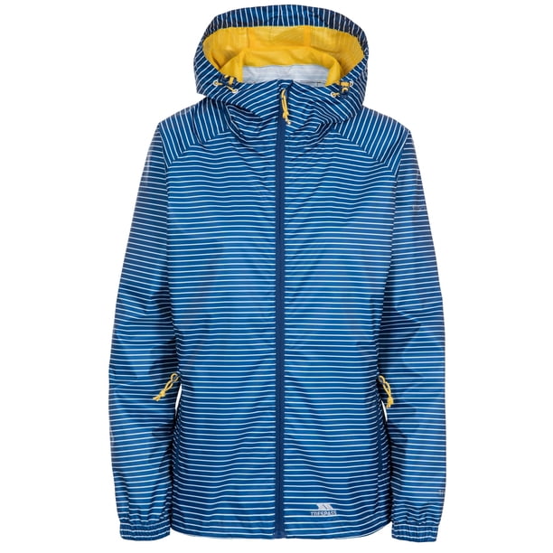 Trespass - Chaqueta impermeable modelo Indulge para mujer (Luna Azul de Rayas)