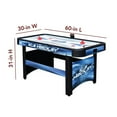 thumbnail image 4 of Hathaway Games Face-Off 5 ft. Air Hockey Table w/ Electronic Scoring, 4 of 9