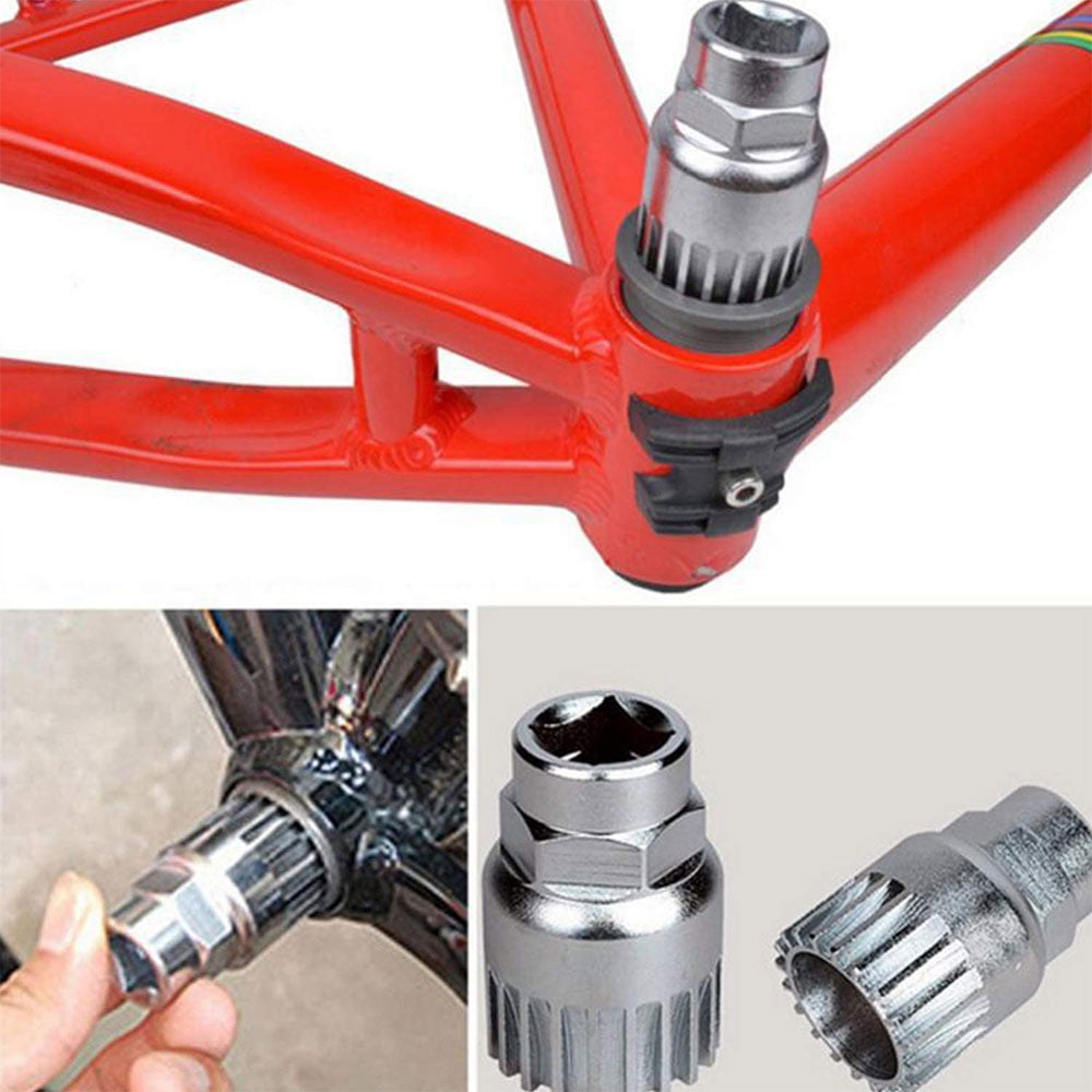 Mountain bike bicycle crank chain axis extractor removal repair tools k IOATA JC