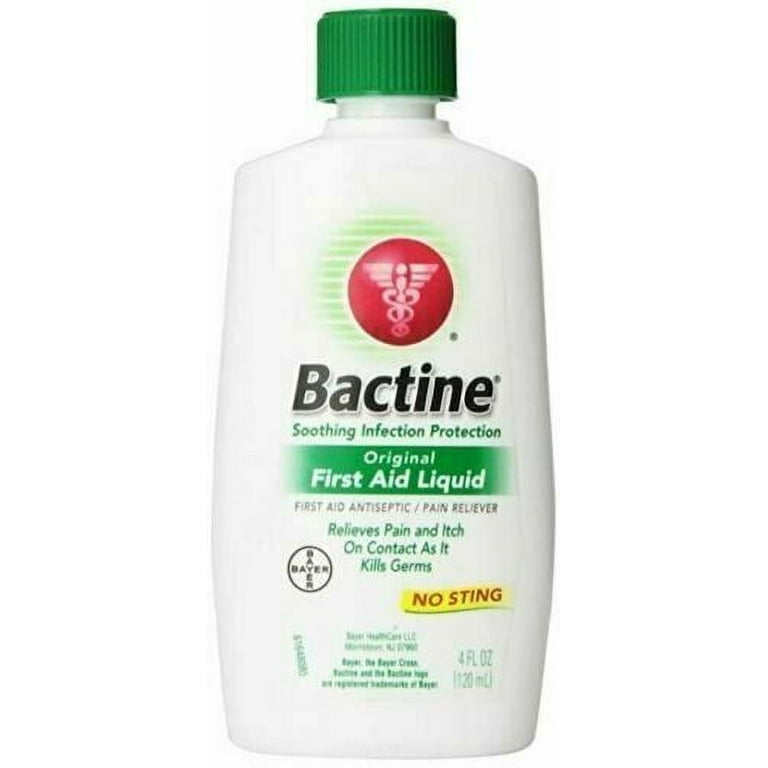 5 Pack Bactine MAX Pain Relieving Cleansing Liquid with 4% Lidocaine, 4  Ounce 