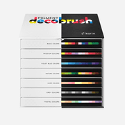 Karin Pigment Decobrush Markers - Set of 84, Master Colors