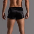 thumbnail image 6 of Angala Mens Casual Shorts Solid Color Elastic Waist Shorts Summer Sleek Cool Loose Breathable Running Gym Mens Shorts Size L Black, 6 of 9