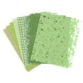 thumbnail image 1 of Uxcell 16 Hojas de Papel Texturizado para Scrapbook, Conjunto de Papel Especial de Malla para Scrapbooking, Verde, 1 of 6