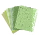 thumbnail image 1 of Uxcell 16 Hojas de Papel Texturizado para Scrapbook, Conjunto de Papel Especial de Malla para Scrapbooking, Verde, 1 of 6
