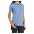 thumbnail image 4 of Mafoose Womens Heavyweight Cotton Pique Polo Shirt Light Blue 3XL, 4 of 6
