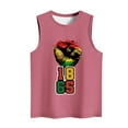 thumbnail image 4 of Women Casual Plus Size Tank Tee Graphics ShirtT-Shirt Round Neck Sleeveless Loose T Shirts, 4 of 4