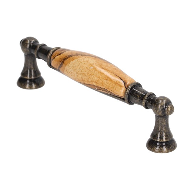 Tirador de Gabinete Antiguo Amonsee de Bronce 5.12 Pulgadas Con Tornillos