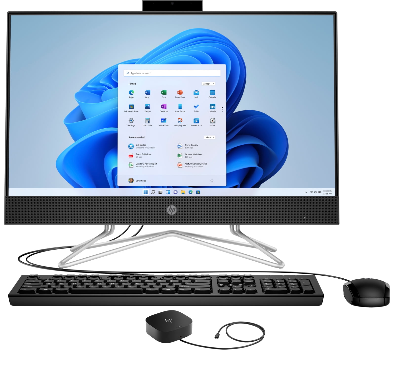 15.6インチ NEC VJ24MX-U I5 8GB SSD DVD WiFi HP Pavilion 24 AIO PC, 23.8