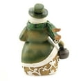 thumbnail image 2 of Roman Inc. 6" Woodcut Irish Snowman Figurine, 2 of 6