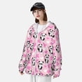 thumbnail image 3 of Lsque Funny Panda Draws A Heart UPF 50+ Lightweight Sun Protection Men's Women's Long Sleeve Shirt, Hoodie Performance -Small, 3 of 9