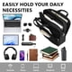 thumbnail image 2 of CshidWorld Laptop Bolso para Laptop de 15.6 Pulgadas, Bolso para Computadora, Maletín para Laptop para Hombre y Mujeres, Bolso de Hombro para Laptop, Bolso Mensajero para Trabajo, Negocios, Viajes, O, 2 of 7