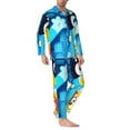 thumbnail image 2 of Netaao Bluey for Pajamas Set Long Sleeve Sleepwear Mens Button Down Nightwear Pj Sets for Sleeping-Medium, 2 of 7