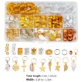 thumbnail image 2 of 238pcs Dreadlocks Rings Hair Braids Bead Hair Extension Ring Dreadlocks Accessory, 2 of 8